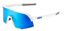 Sportbrille 100% S3 Weiss, HiPer blue