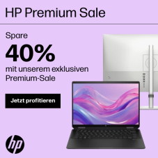 HP Premium Sale – Bis zu 40% Rabatt auf Laptops, Desktop-PCs, Monitore und Zubehör