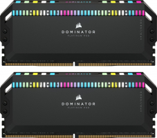 Corsair Dominator Platinum RGB schwarz DIMM Kit 32GB, DDR5-6000, CL36-38-38-76, on-die ECC