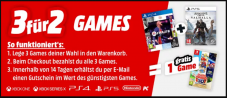 3 für 2 Games bei Media Markt (auch Neuheiten und Vorbestellungen)