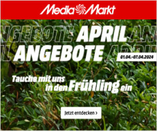 MediaMarkt: April Angebote