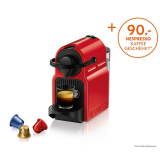 Nespresso Inissia Rot bei Interdiscount für 50.- + 90.- Gutschein bei Nespresso geschenkt