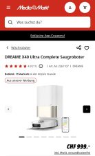 DREAME X40 Ultra Complete Saugroboter bei MediaMarkt