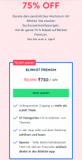 Blinkist Jahresabo über VPN Indien für ca. CHF 8.11