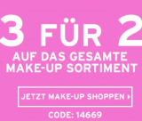 3 zum Preis von 2 auf das Make-Up-Sortiment bei The Body Shop