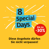 Manor: 8 Special Days bis zum 03.10.