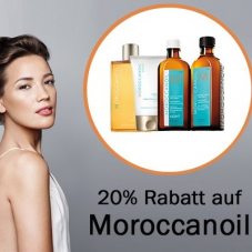 20%  auf Moroccanoil und Moroccanoil Body bei Haarprodukte.ch, z.B. Moroccanoil – Oil Treatment ab CHF 59.20 statt CHF 74.-