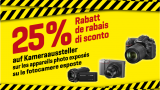 25% Abverkauf auf Fotoaussteller bei Interdiscount.