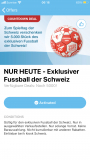 Gratis Fussball Schweiz bei kkiosk