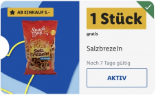 Kostenlose Salzbrezeln mit Lidl Plus bei einem Mindesteinkauf von CHF 5.- bis 02.06. Gültig.