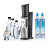 SODASTREAM Crystal Cyberpack (60 l) in Weiss oder Schwarz bei microspot