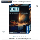 Diverse EXIT Spiele für ca. 10 CHF bei Amazon.de