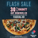 30% auf alle Lieferungen bei Domino’s