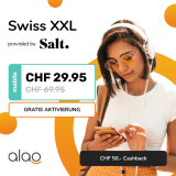 Salt Swiss XXL Abo bei Alao – mit lebenslangem Rabatt!