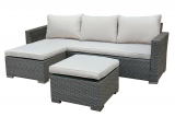 Home and More Loungeset Denver Rattan Gemischt (201×72×68 cm) bei Jumbo