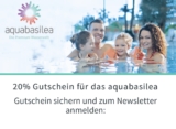 20% Rabatt bei Aquabasilea wenn man den Newsletter abonniert