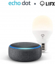 Echo Dot (3. Gen.) + LIFX White Smarte LED-Lampe