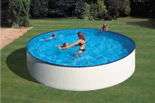 Stahlmantelbecken Gre Dream-Pool Splasher Ø 450 cm bei Jumbo mit 55% Rabatt (Abholpreis, Speziallieferung +55 Franken)