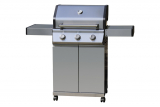 3-Brenner Gasgrill FIREKING JONA III SS mit 10.5kW Leistung & klappbaren Seitentablaren bei Jumbo inkl. Lieferung