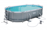 Bestway Pool Power Steel Frame Oval 488 x 305 x 107cm bei Jumbo