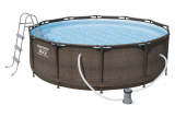 (Abholung) Bestway Pool Rattan Frame 366 cm bei Jumbo