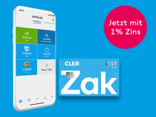 Zak: 30 CHF Startguthaben