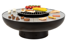 Nouvel Grill- und Feuerschale Superiore Schwarz (4-teilige Grillfläche für flexiblen Einsatz) bei Jumbo