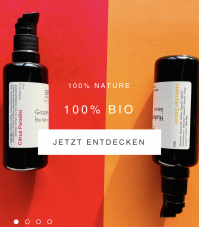 30% Rabatt auf alle Biokosmetik Produkte