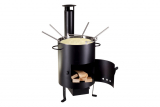 Nouvel Fondue- und Grillofen Gusto – 10-teiliges Set mit 5l Kessel