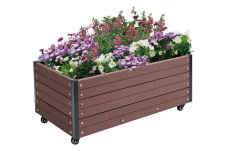 (Abholung) Hochbeet auf Rädern WPC (140 l, 49 x 91 x 36cm) bei Jumbo