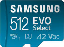 Samsung EVO Select (2021) microSD-Karte + SD-Adapter, 768 GB bei Amazon