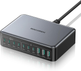 Rocoren 400W Desktop Charger mit 10 Ports (7x USB-C, 3x USB-A) max. 100W pro Port bei Amazon