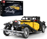 MOULD KING® 13080 Bugatti 50T Oldtimer Klemmbausteinmodell mit 3564 Teilen bei Amazon