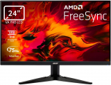 Acer Nitro KG241YAbii Monitor Gaming PC 24″, Display VA FHD, 75 Hz, 1 ms, FreeSync, HDMI (1.4), VGA, Lum 250 cd/m2, ZeroFrame, mit HDMI Kabel