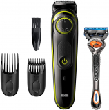 Haarschneider + Trimmer Braun BT3241 + Gilette Proglide zum Aktionspreis