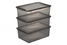 Keeeper Clearbox 11l 3er Set Grey bei Jumbo