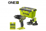 Ryobi Akku-Schlagbohrschrauber RPD18 22tlg. Set mit 5.0Ah & 2.0 Ah Akku bei Jumbo