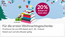 Orellfüssli – 20% Rabatt ab CHF 30.- Einkauf auf (fast) alles