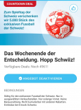 Gratis Fussball Schweiz bei kkiosk