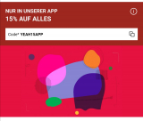 15% auf alles bei Zalando in der App