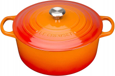 Le Creuset Signature Gusseisen-Bräter  Ø 26cm / 5,3l Ofenrot bei amazon.it