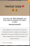 Baby Produkte im Angebot 15% Rabatt