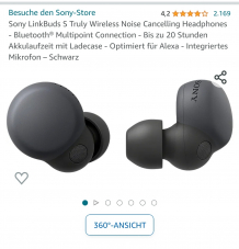 Sony Linkbuds S zum neuen Bestpreis