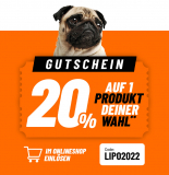 LIPO: 20% Rabatt auf 1 Produkt nach Wahl (exkl. Elektro-Gross- & Einbaugeräte, Best Price Artikel)