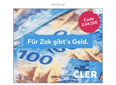 ZAK 100CHF Startguthaben noch gültig