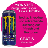 Gratis Getränke Gutscheine bei Rio (lokal) z.B. 1 Dose Monster Energy Lewis Hamilton Zero à 50cl gratis