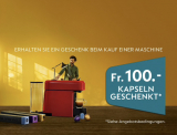 100.- Nespresso Kapseln geschenkt