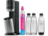 SODASTREAM Duo Mega Pack inkl. CQC, 2x Glaskaraffe, Fuse-Flasche bei MediaMarkt