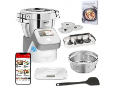 MOULINEX i-Companion Touch XL HF938E – Küchenmaschine mit Kochfunktion 1550W, 4.5 Ltr. bei MediaMarkt