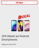 10% auf ALLE Android Smartphones bei Interdiscount z.B. Galaxy S10 zum Bestpreis